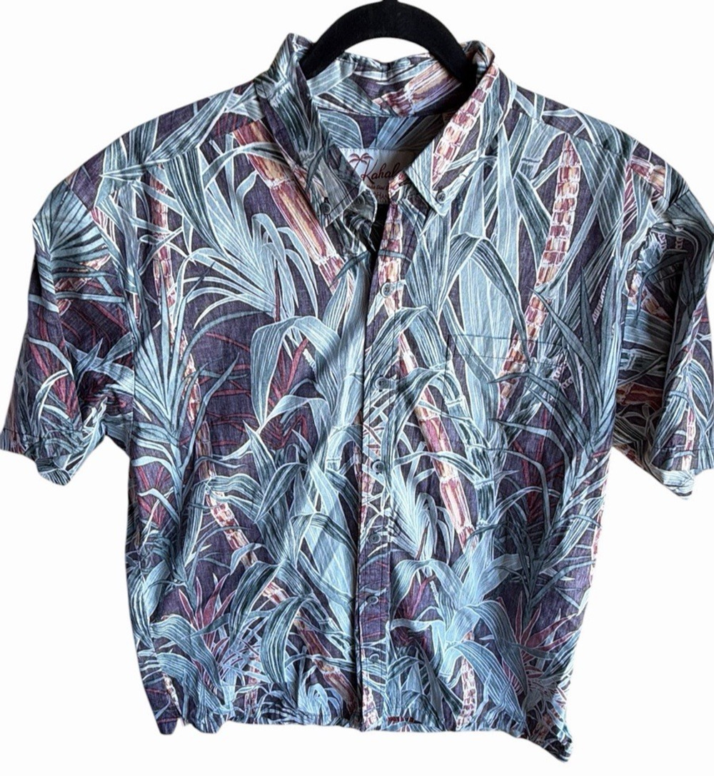 Kahala x Ko Hana Rum Limited Edition "Mahai ula" Aloha Shirt Size LARGE
